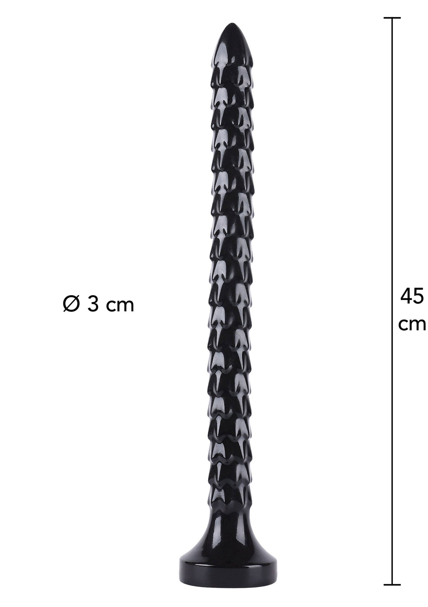 Serpente anale 45 cm nero