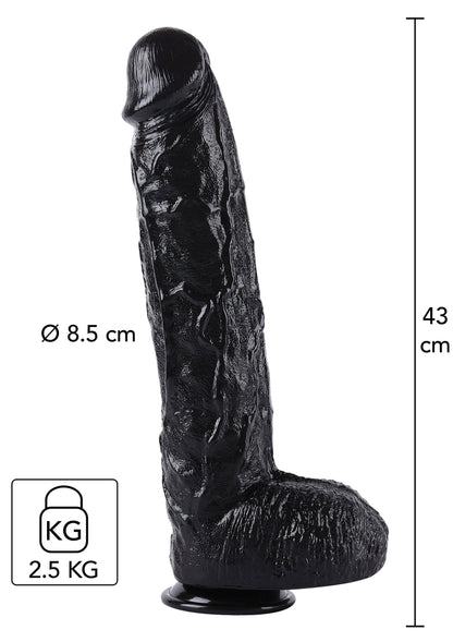 Dong 43 cm nero