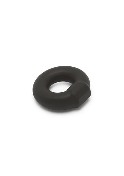Anello a C con perno in silicone morbido nero