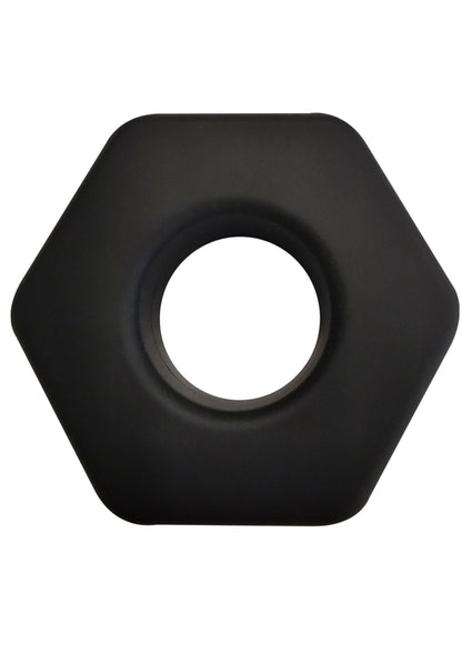 Anello a C morbido in silicone nero