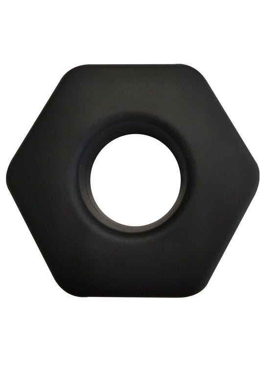 Anello a C morbido in silicone nero