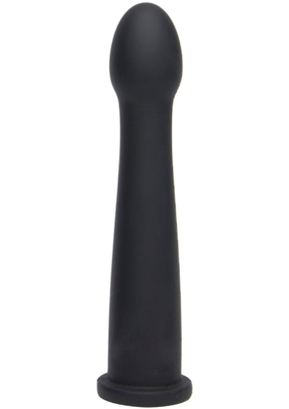 Dildo liscio Easy-Lock 19 cm nero