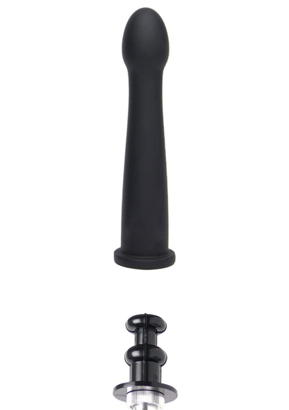 Dildo liscio Easy-Lock 19 cm nero
