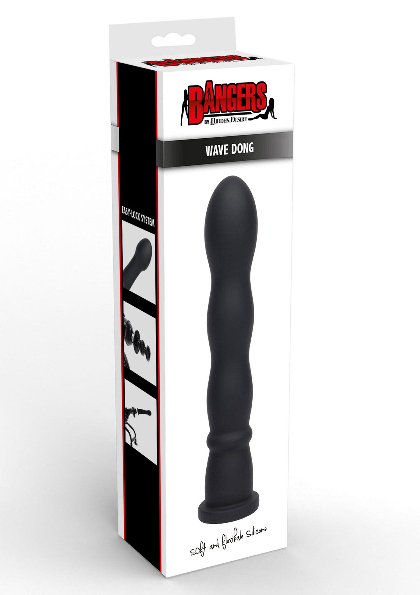 Wave Dong Easy-Lock 19 cm nero