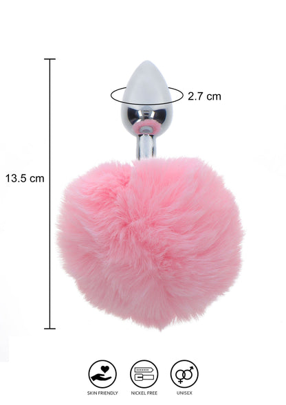 Plug anale Bunnytail rosa