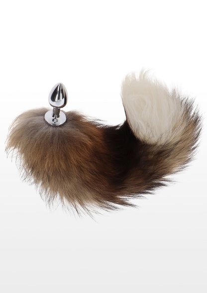 Plug anale Foxtail argento