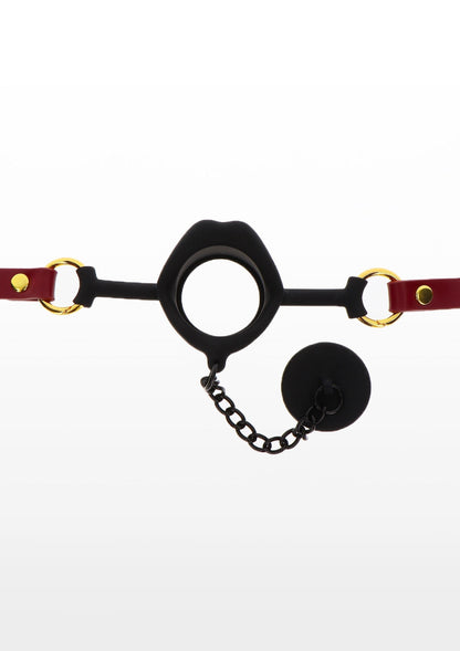 Bavaglio Kinky con tappo rosso
