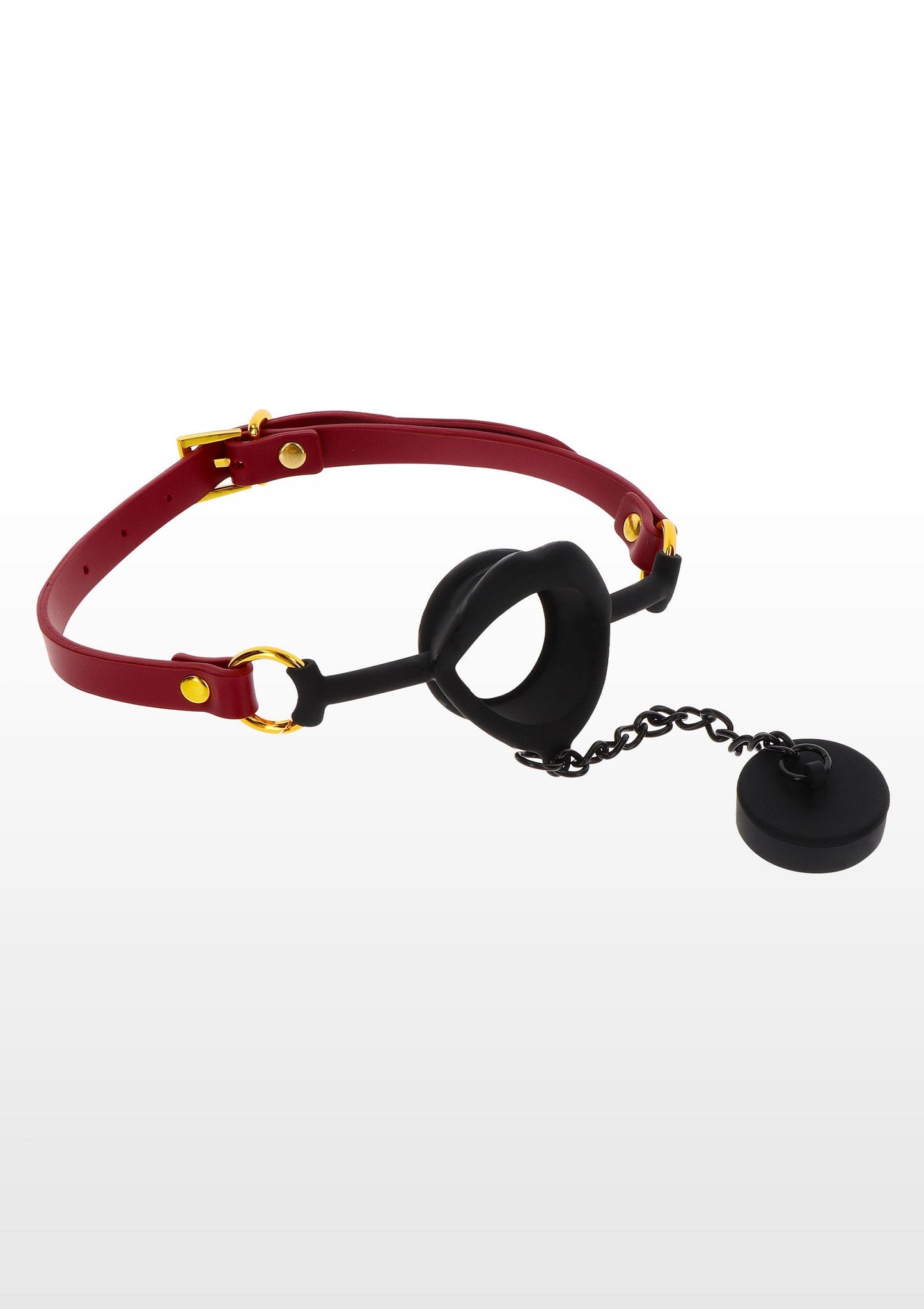 Bavaglio Kinky con tappo rosso