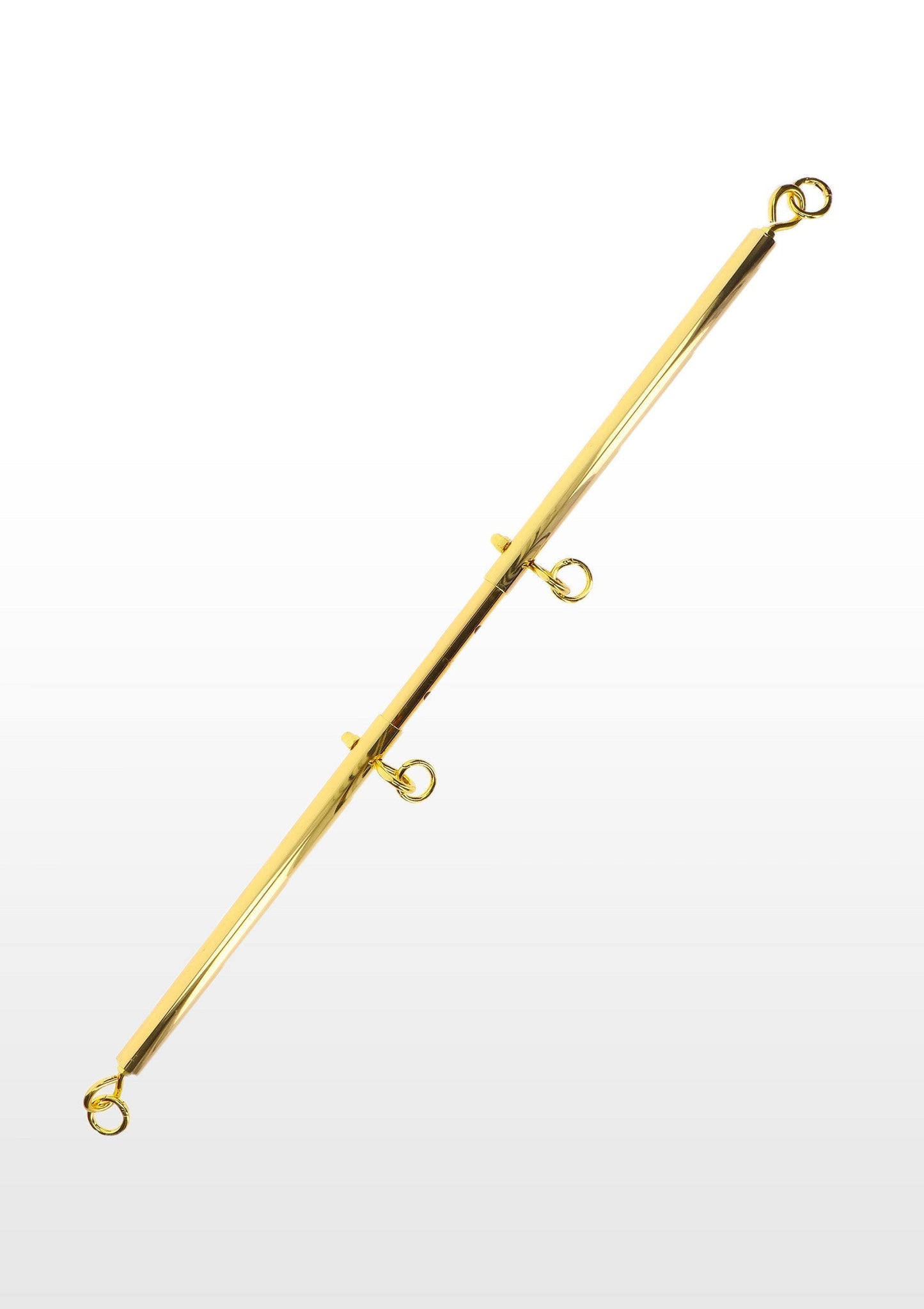 Barra divaricatrice con manette per caviglie rossa