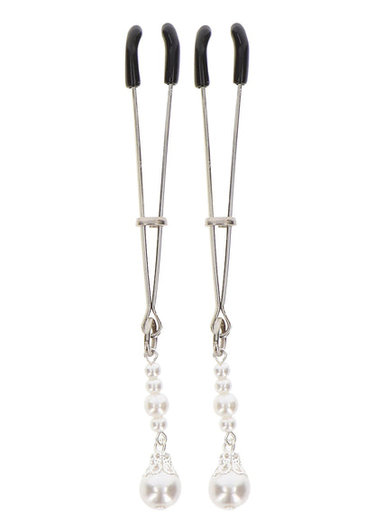 Pinzette con perle argento