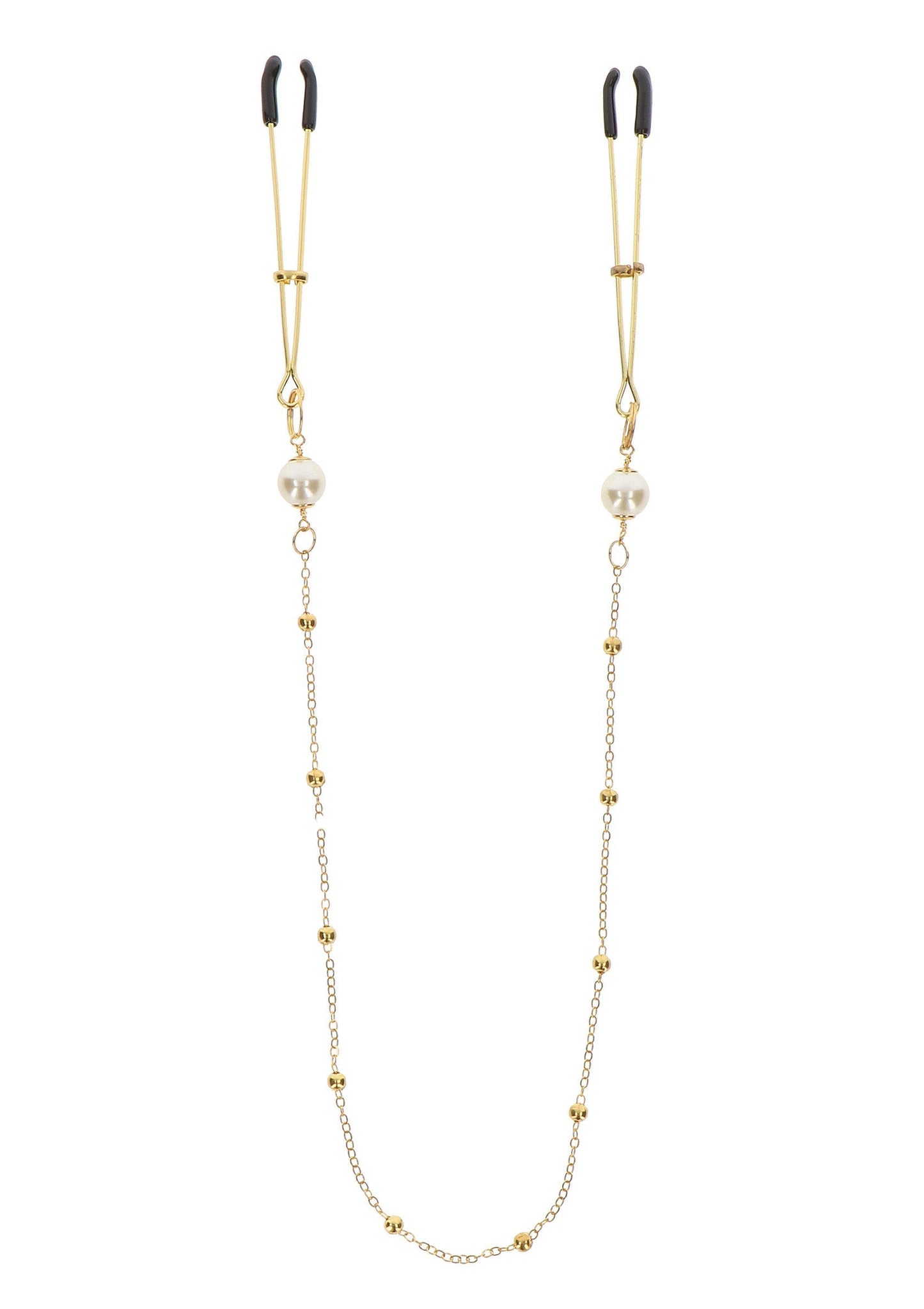 Pinzette Perla e Catena Deluxe oro