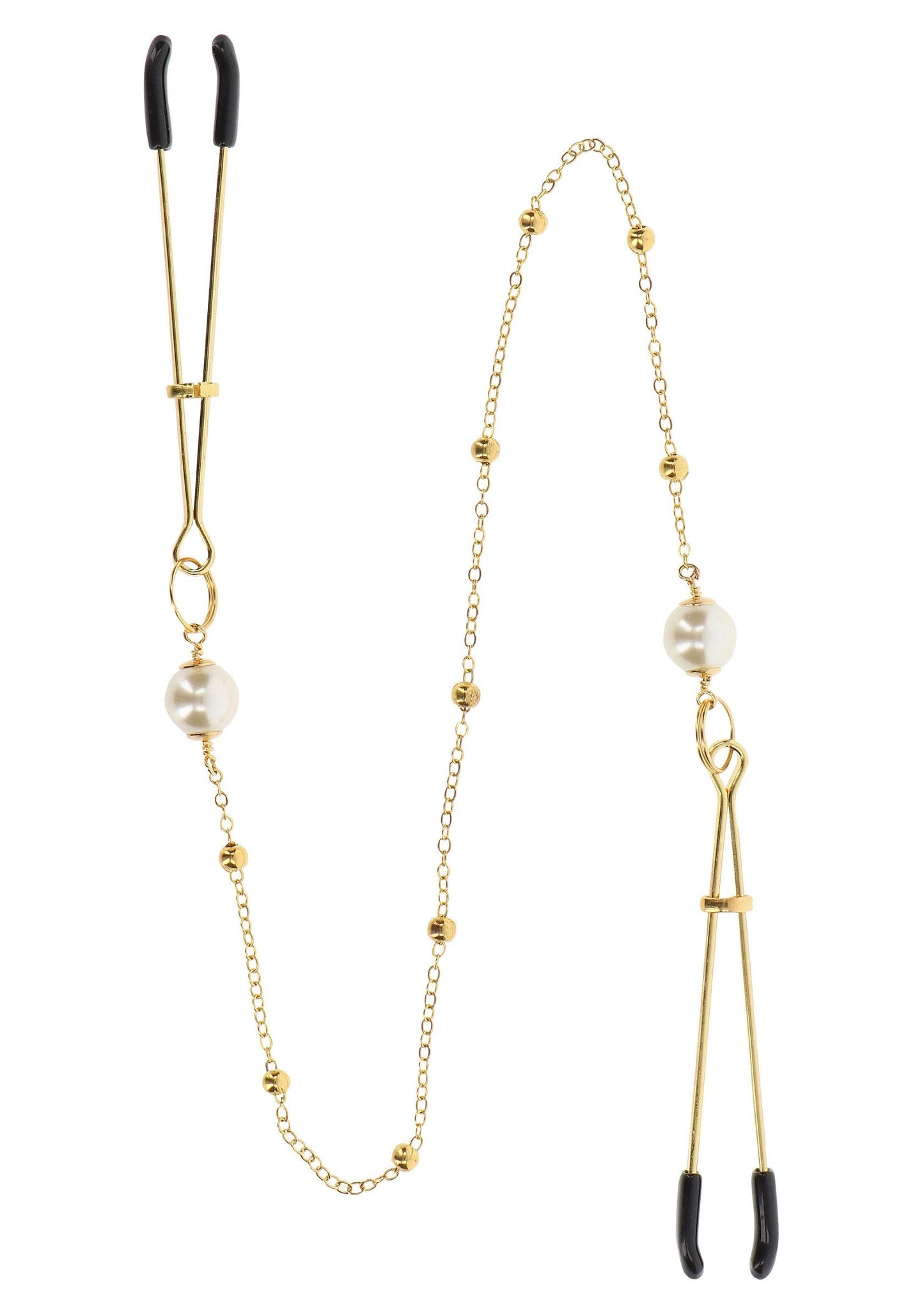 Pinzette Perla e Catena Deluxe oro