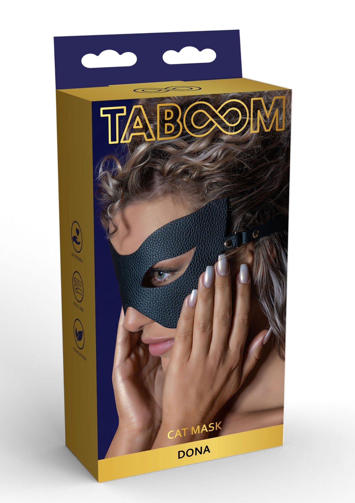 Maschera per gatti nera