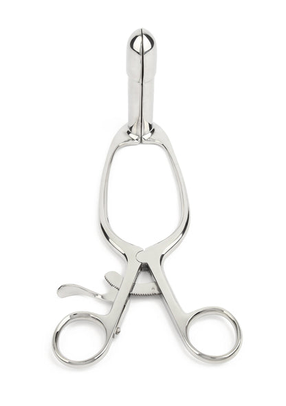 Speculum rettale di Barr grande argento