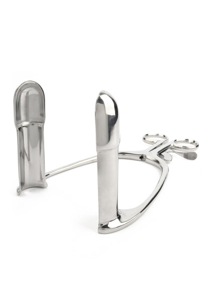 Speculum rettale di Barr grande argento