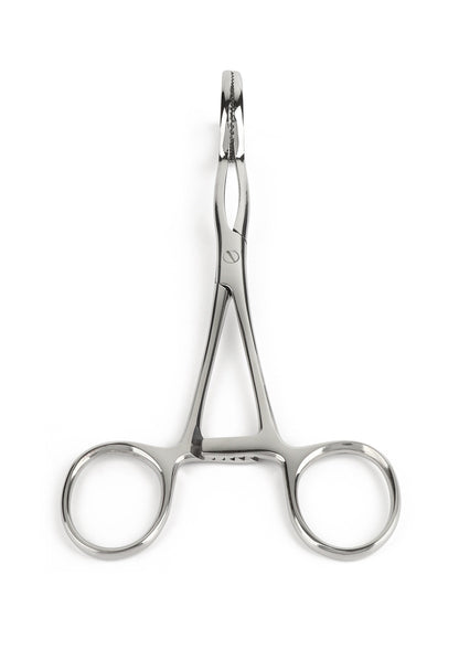 Pinza a cubo a forma di V argento