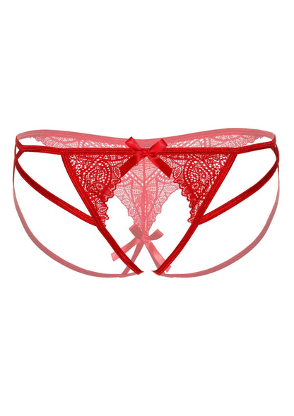 Tanga Naomi senza cavallo rosso con spalline sottili
