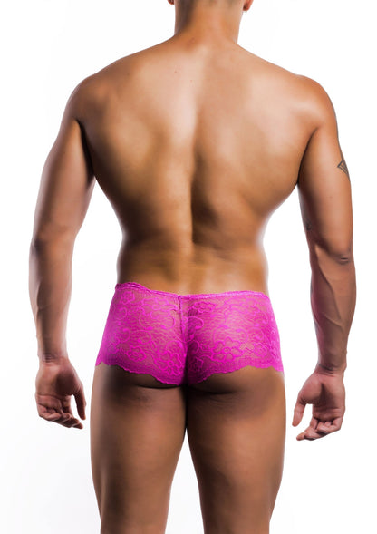 Rose Lace Boy Short rosa