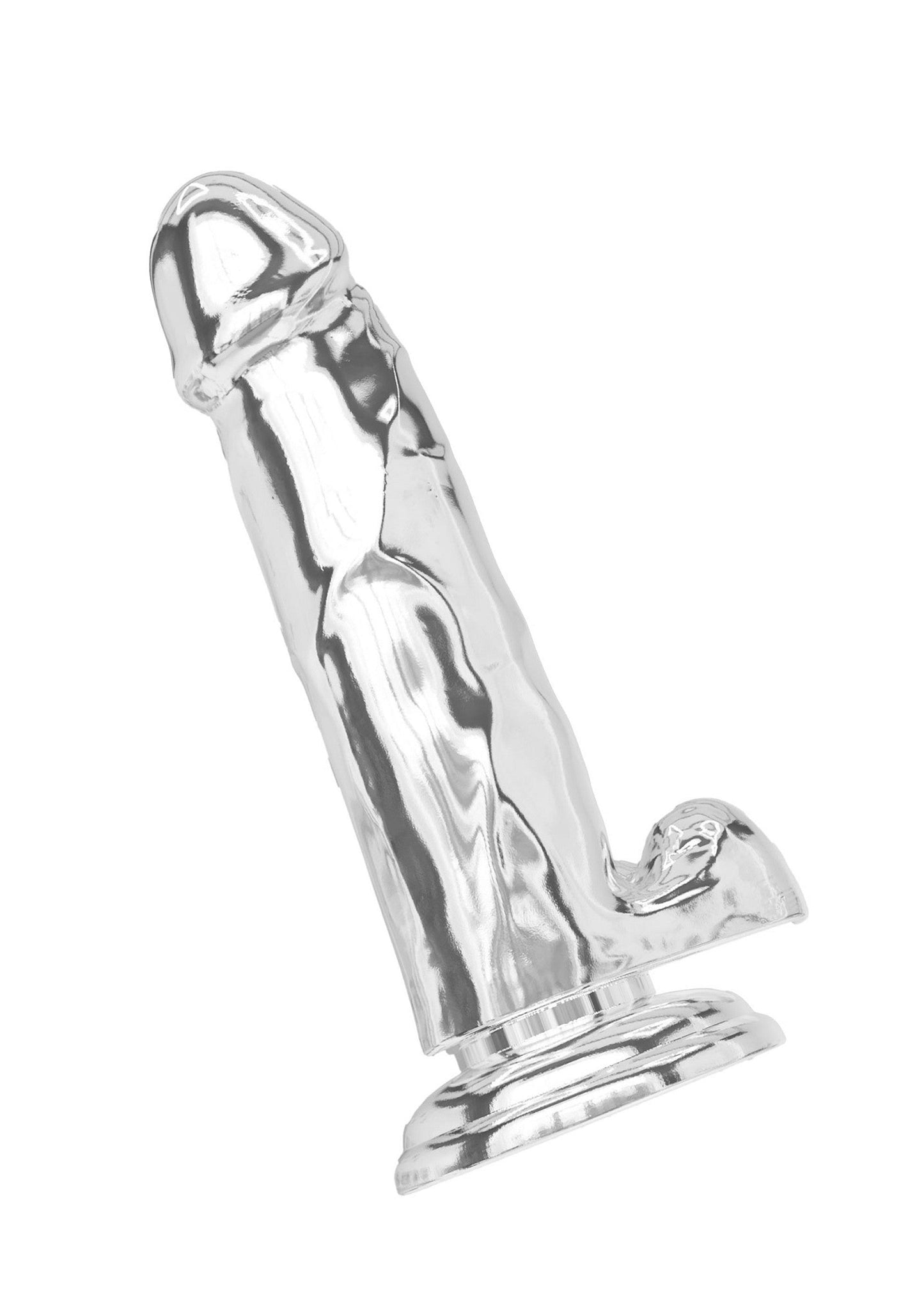 Dildo trasparente in TPE 18 cm trasparente