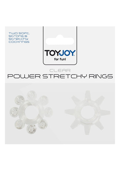 Anelli elastici Power Stretchy 2 pezzi trasparenti