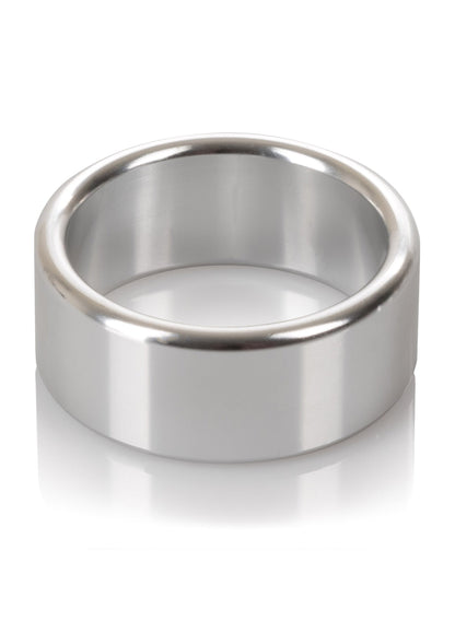 Anello metallico in lega argento medio