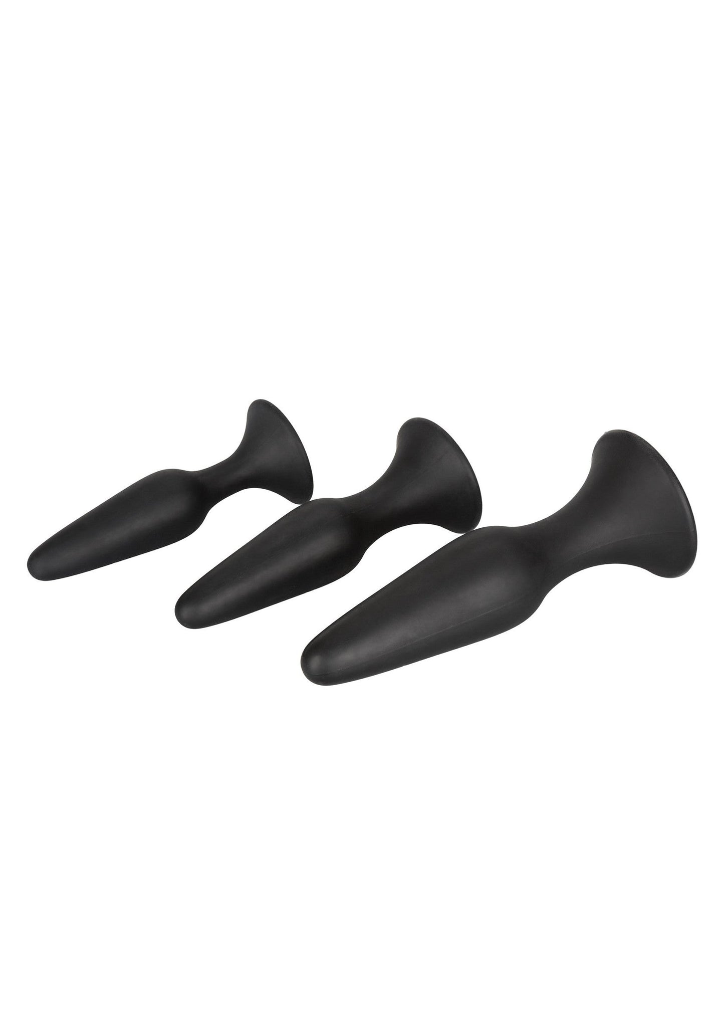 Kit per l'allenamento anale in silicone nero