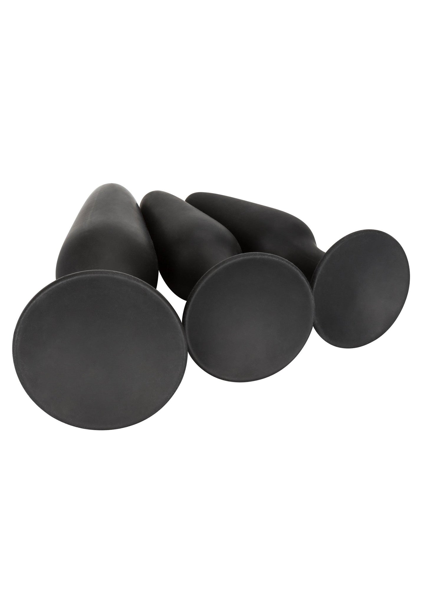 Kit per l'allenamento anale in silicone nero