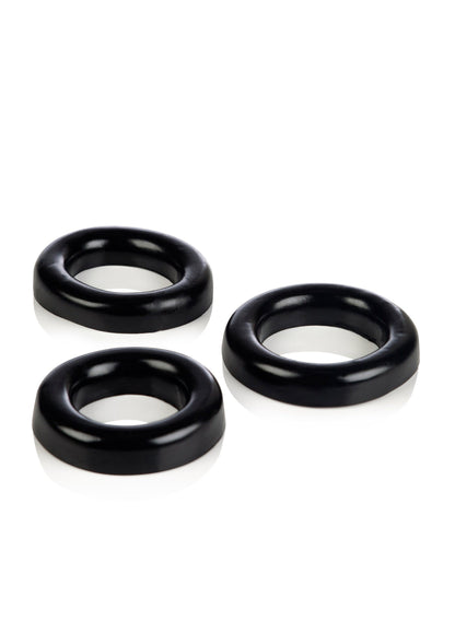Set di 3 anelli COLT neri
