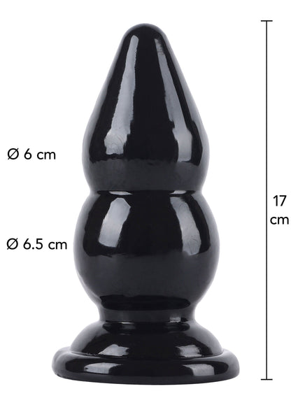 Palline anali grandi 17 cm nere