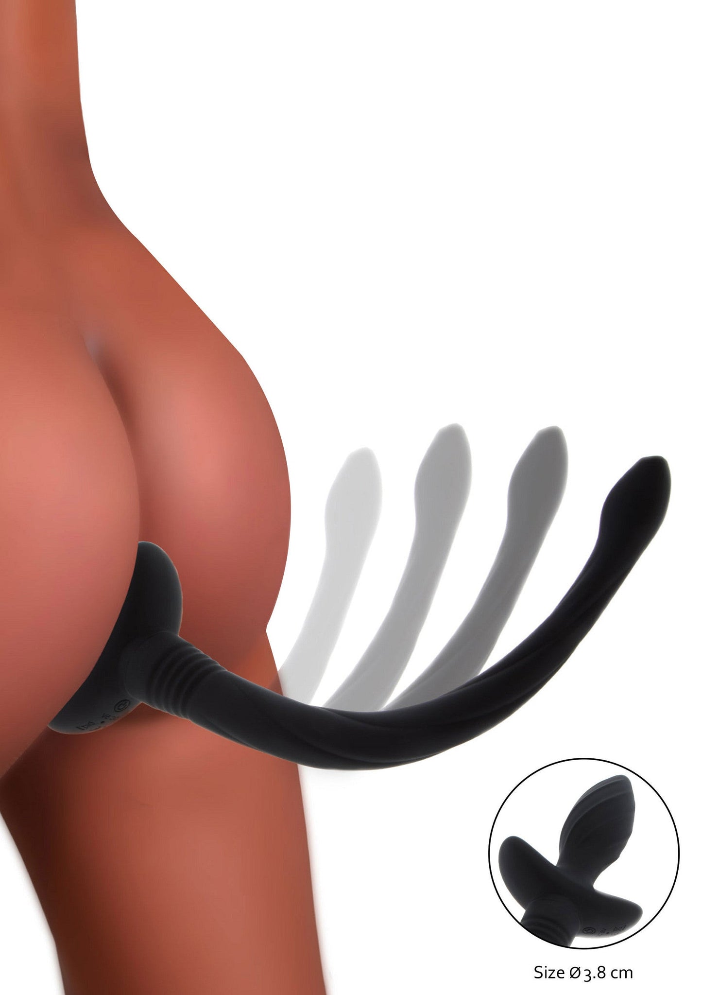 Coda oscillante per cuccioli nera