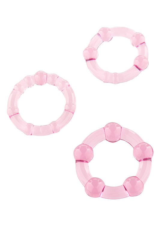 Stay Hard - Tre Anelli rosa