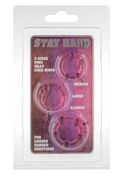 Stay Hard - Tre Anelli rosa