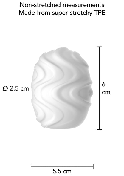 Mini Masturbatore Art bianco