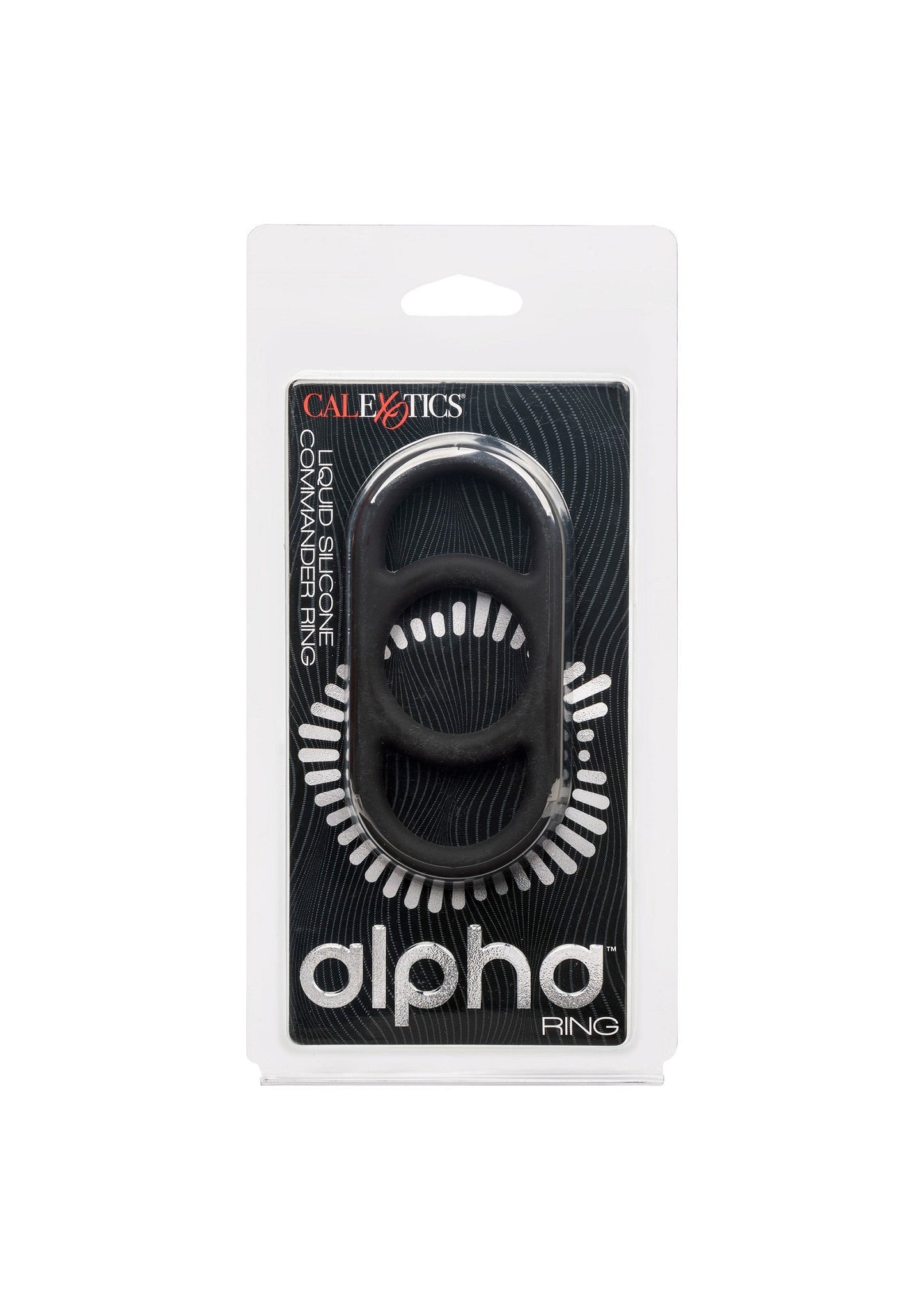 Anello Commander in silicone nero