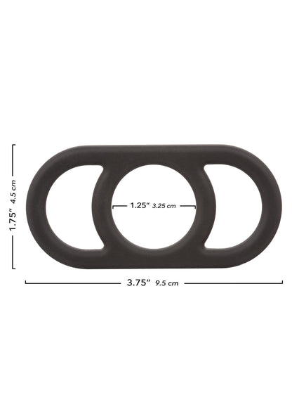 Anello Commander in silicone nero