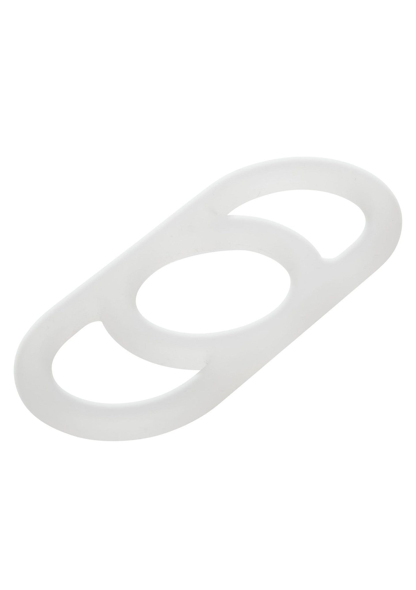 Anello Commander in silicone bianco