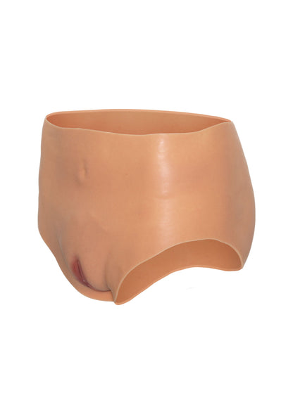 Slip a vita alta con vagina aperta