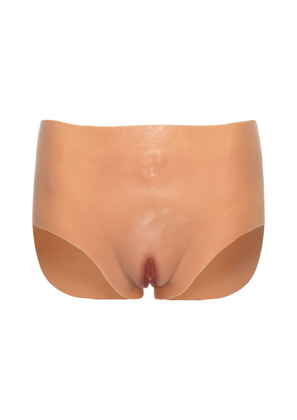 Slip a vita alta con vagina aperta