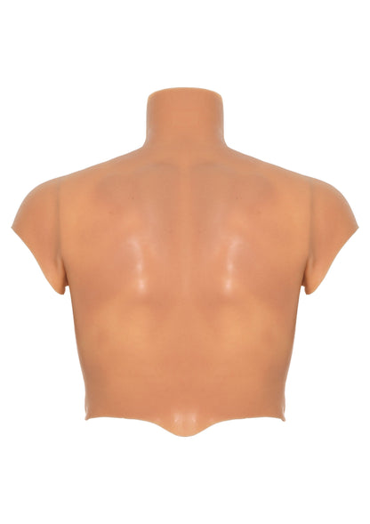 Pettorali e addominali in silicone per torso