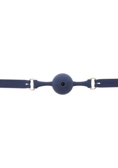Bavaglio in silicone blu