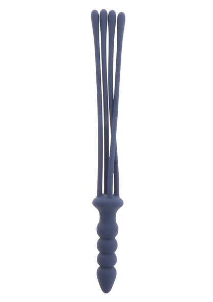 Frusta e tappo in silicone blu