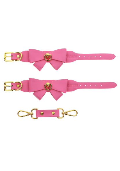 Polsini alla caviglia rosa