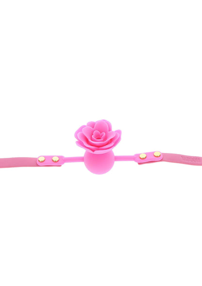 Bavaglio a palla di rosa rosa