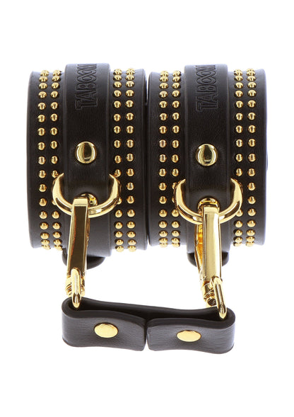 Set di polsini con borchie neri
