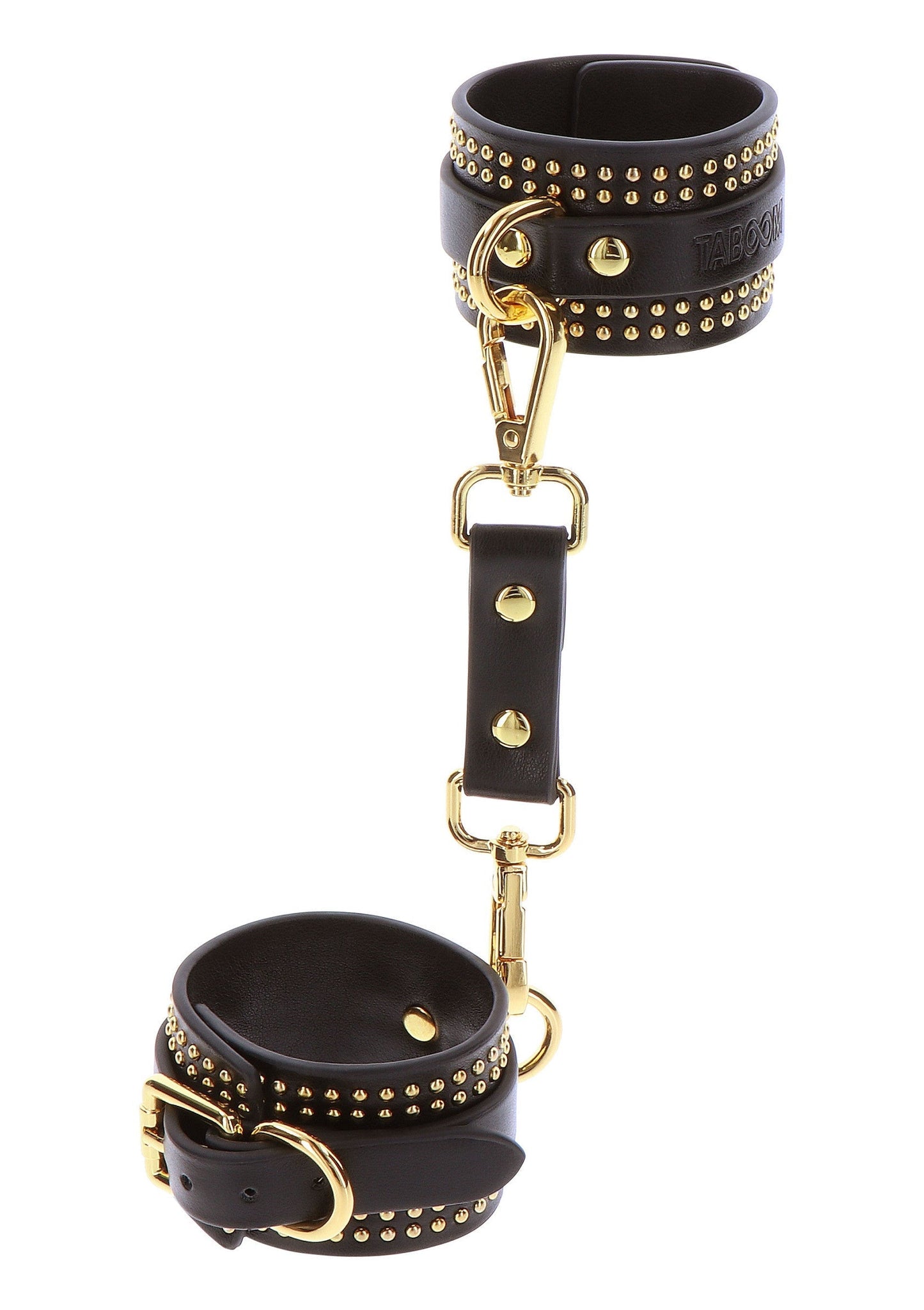 Set di polsini alla caviglia con borchie nere