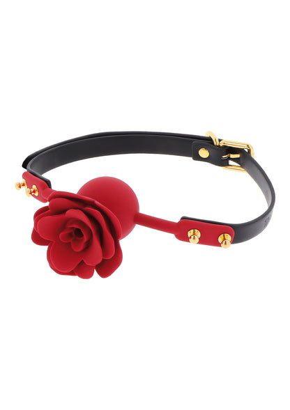 Bavaglio a sfera Wild Roses nero
