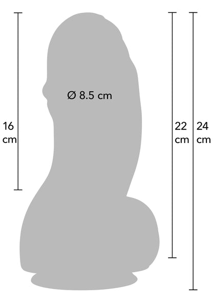 Dildo Fat Boys PVC 22 cm nero