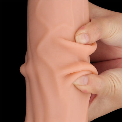 Dildo doppio strato scorrevole da 12'' King Size