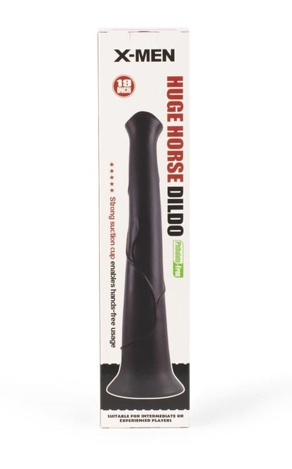 Dildo enorme a forma di cavallo X-MEN da 19 pollici color carne