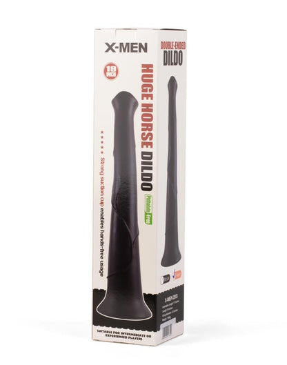 Dildo enorme a forma di cavallo X-MEN da 19 pollici color carne